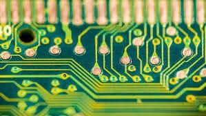 PCB component close-up