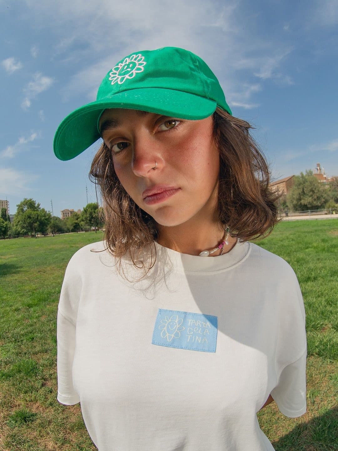 Custom embroidered cap and tee